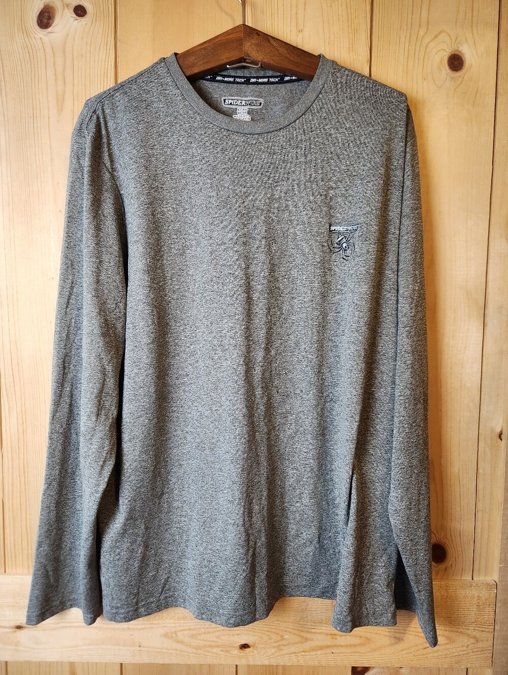 Spiderwire Long Sleeve Performance Moisture-Wicking T-shirt